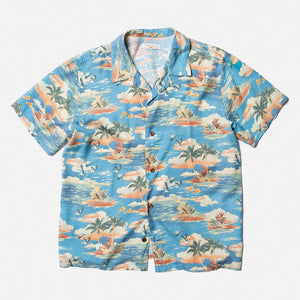 Arvid Hawaii Shirt - Azure