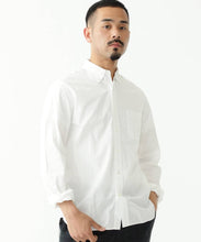 Load image into Gallery viewer, Colour Broad Button Down Shirt - White
