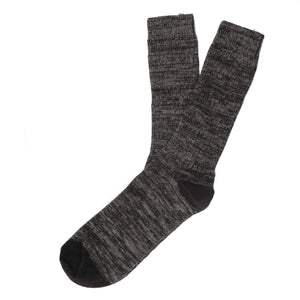 Roppongi Socks - Black Mouline