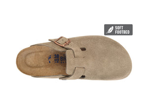 Boston SFB Taupe Suede Leather