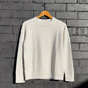 Edward Cable Knit - Cream