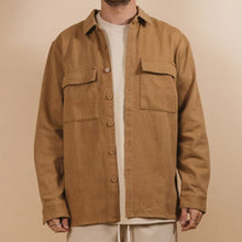 Load image into Gallery viewer, Team Twill Overshirt - Caramel hi
