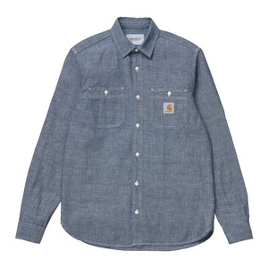 L/S Clink Shirt - Blue Rinsed