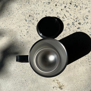 Coffee Mug - Walking Logo Black