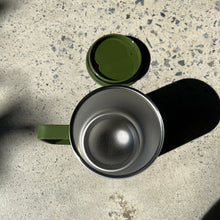 Load image into Gallery viewer, Coffee Mug - Walking Logo Army Green
