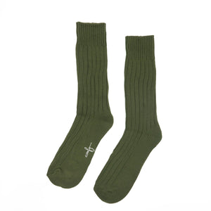 Alfred Knitted Socks - Dark Green