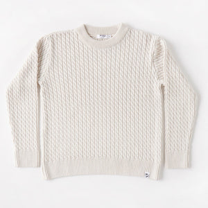 Edward Cable Knit - Cream