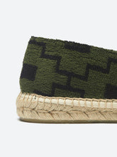 Load image into Gallery viewer, Espadrilles - Green Machu Terry
