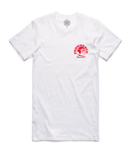 Load image into Gallery viewer, Globe Logo T-Shirt - White Red
