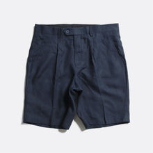 Load image into Gallery viewer, Linen Pleat Shorts - Grey
