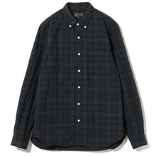 Load image into Gallery viewer, Indigo Check Button Down Shirt - Black Watch
