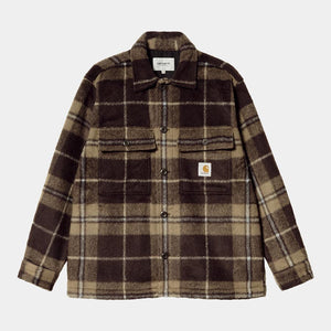 Manning Shirt Jacket - Dark Umber / Leather