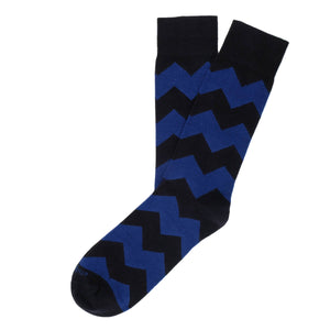 Matterhorn Stripe Socks - Dark Blue