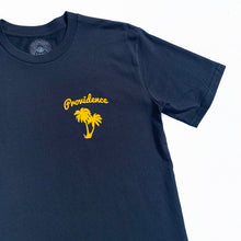 Load image into Gallery viewer, Palm Script T-Shirt - Navy Gold
