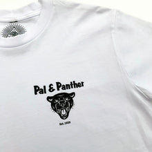 Load image into Gallery viewer, Pal &amp; Panther T-Shirt - White Black
