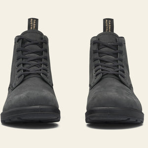 1931 Lace Up Boot - Rustic Black