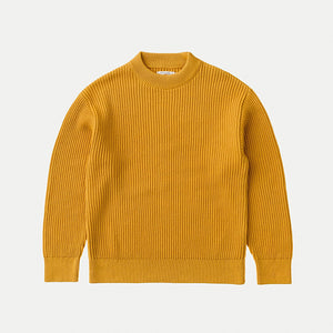 Frank Chunky Rib Sweater - Saffron