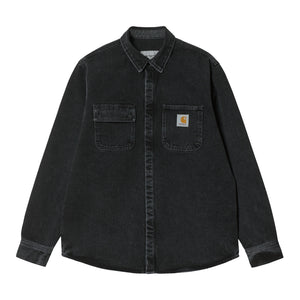 Salinac Shirt Jacket - Black Stone Washed