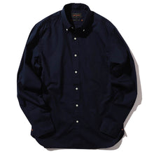 Load image into Gallery viewer, Colour Broad Button Down Shirt - Navy
