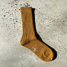 Load image into Gallery viewer, Alfred Knitted Socks - Mustard

