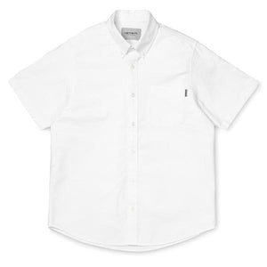 S/S Button Down Pocket Shirt - White