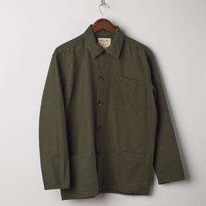 3001 Buttoned Overshirt - Vine Green
