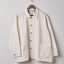 Load image into Gallery viewer, 3013 Buttoned Coach Jacket - Cream
