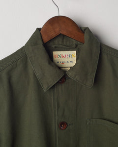 3001 Buttoned Overshirt - Vine Green