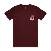 Load image into Gallery viewer, Walking Logo T-Shirt - Burgundy
