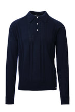 Load image into Gallery viewer, William Knit Polo - Navy
